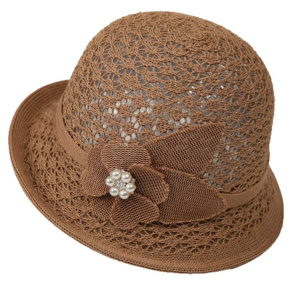 Summer Sun Protection Hat French-Style Rolled-Brim Sun Hat