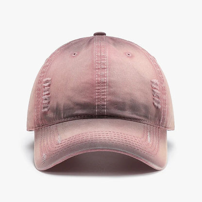 New Style Plain Washed Soft-Top Men's Large Head