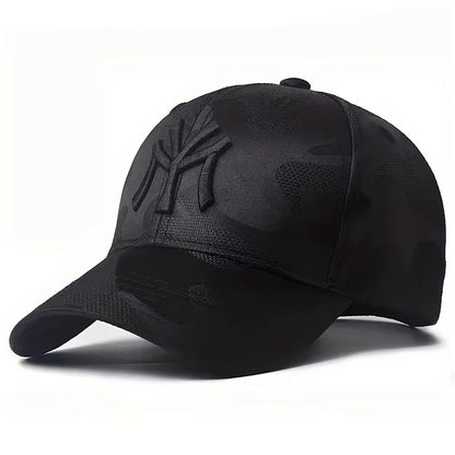 Unisex Letter Embroidery Camouflage Baseball Caps Spring and Autumn