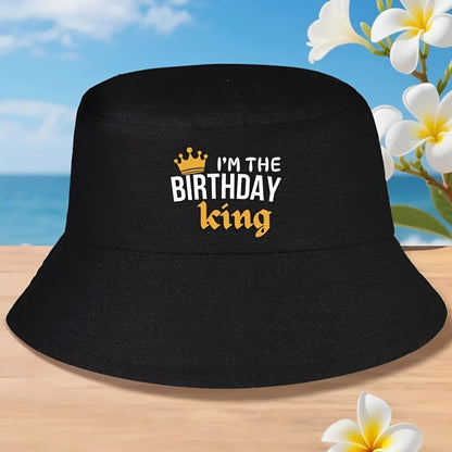 I Am The Birthday King Bucket Hat