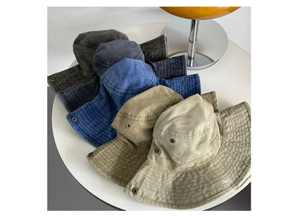 2024 Newest Custom Logo Cotton Outdoor Travel Sun Cap