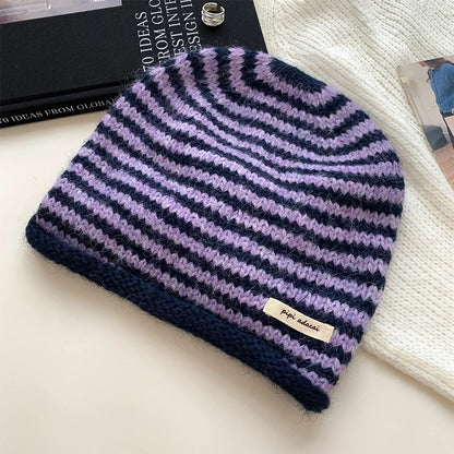 Winter Warm Large Circumference All-Match Ear Protection Woolen Hat
