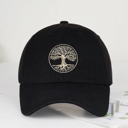 Spiritual Tree of Life Printed Soft-Peak Baseball Cap