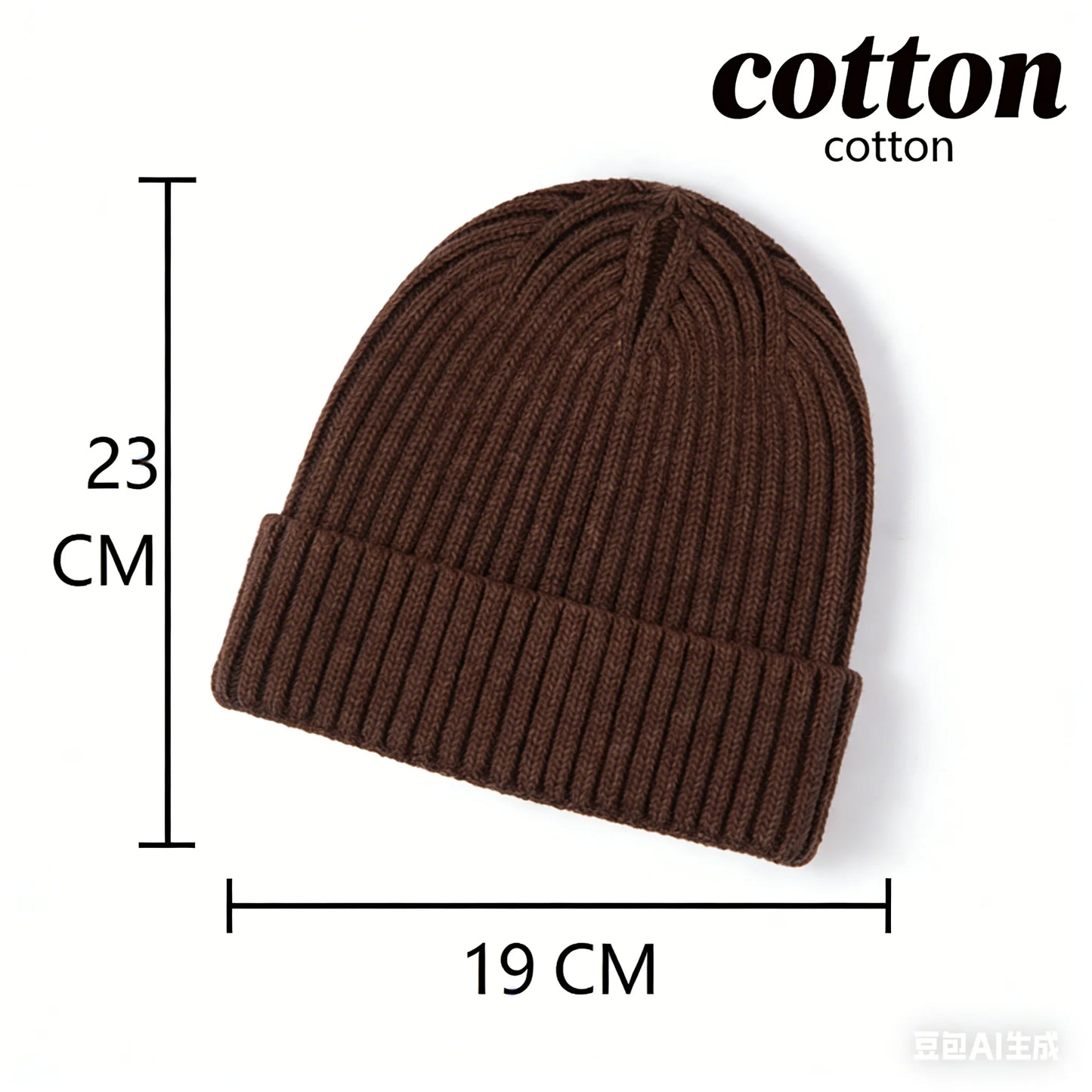 Autumn  Winter Short Warm Melon Hat Men
