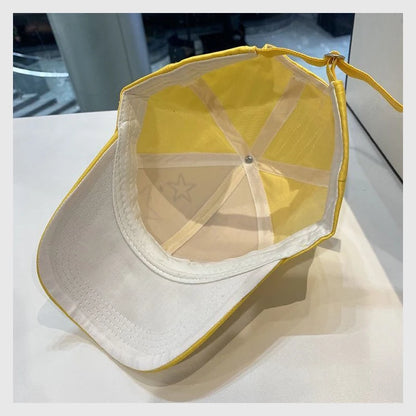Women's Baseball Cap Five Pointed Star Inlaid Diamond Sun Hat