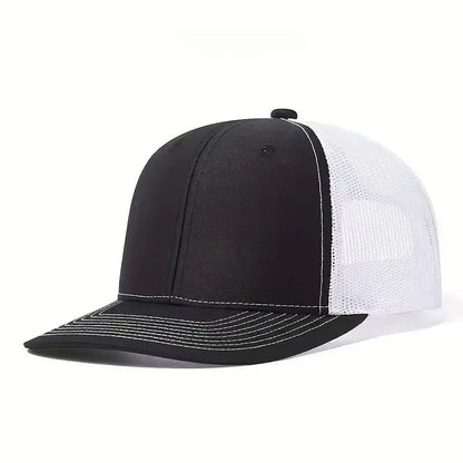 Richardson 112 Unisex Mesh Trucker Cap Breathable Sun Hat With Slightly Curved