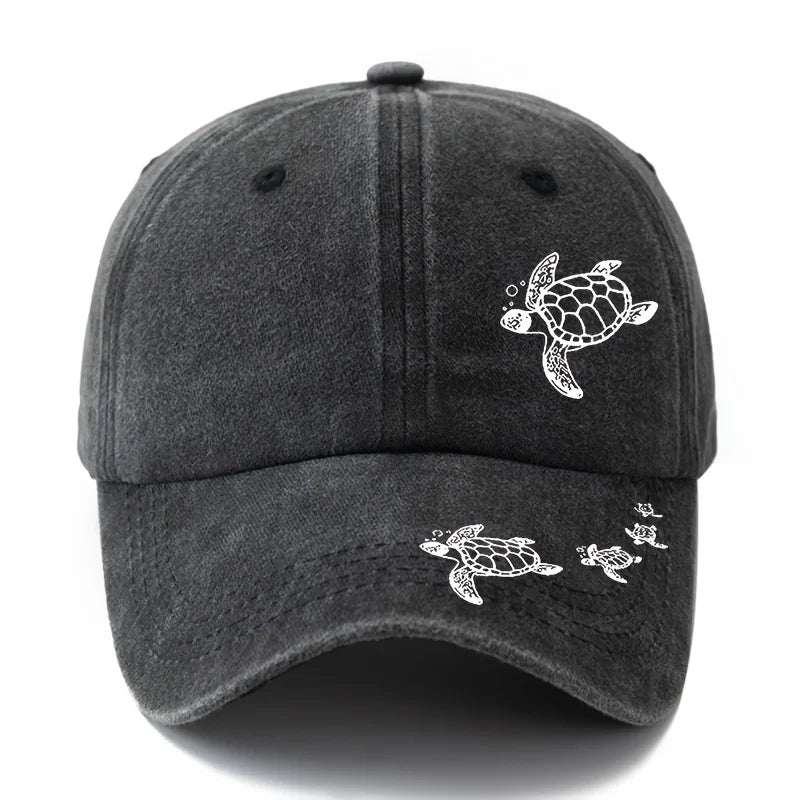 A Stylish Printed Baseball Cap For Both Men And Women