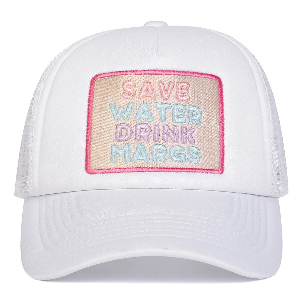 Unisex Drink Margs Embroidery Baseball Net Caps Spring and Summer