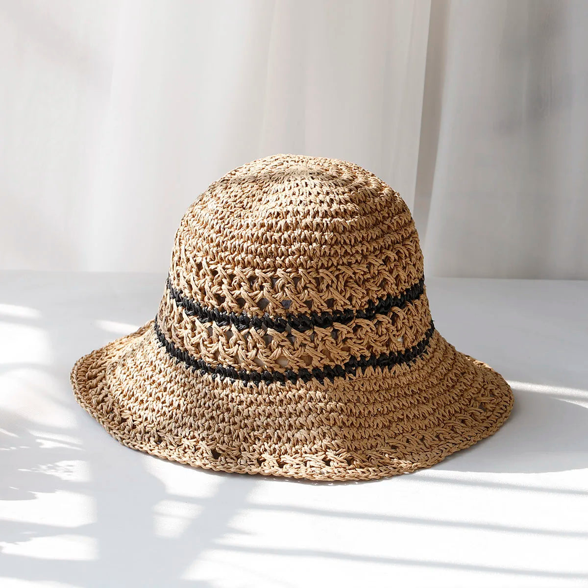 2024 Women Straw Hats Crochet Hat Bucket Hat