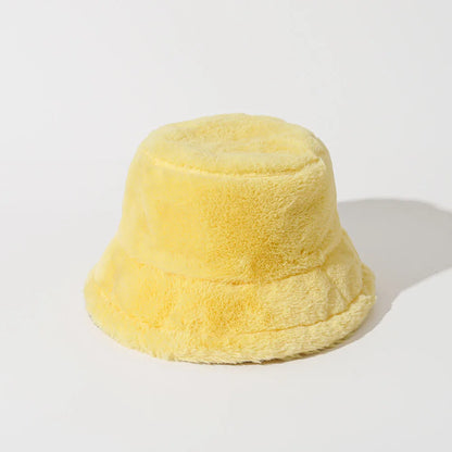 Funny Fashion Autumn Winter Leopard Fur Bucket Hat