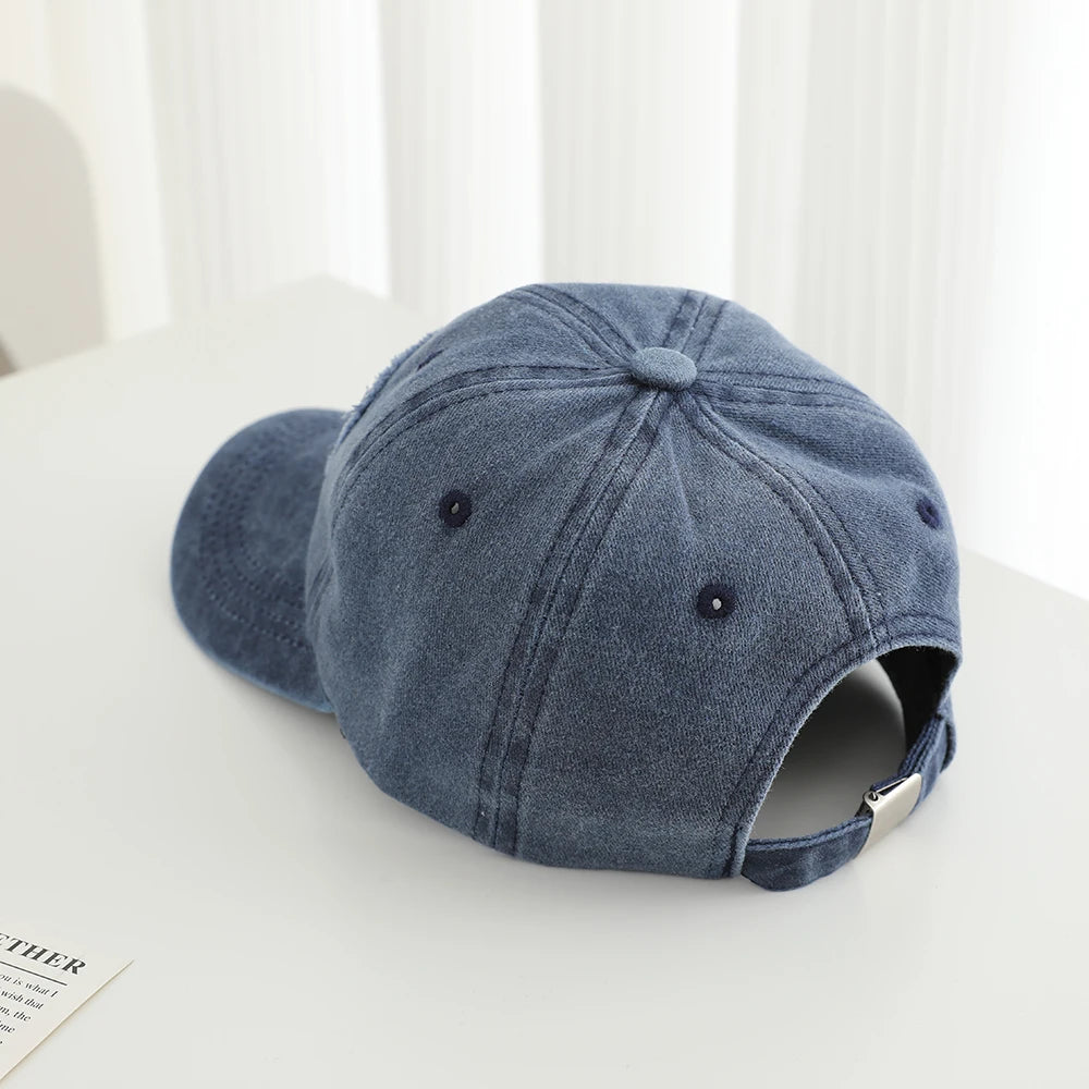 Solid Color Patch Edge Embroidered Three Dimensional Letter BUSTON Baseball Cap With Soft Top Hat
