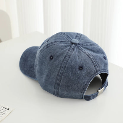 Solid Color Patch Edge Embroidered Three Dimensional Letter BUSTON Baseball Cap With Soft Top Hat