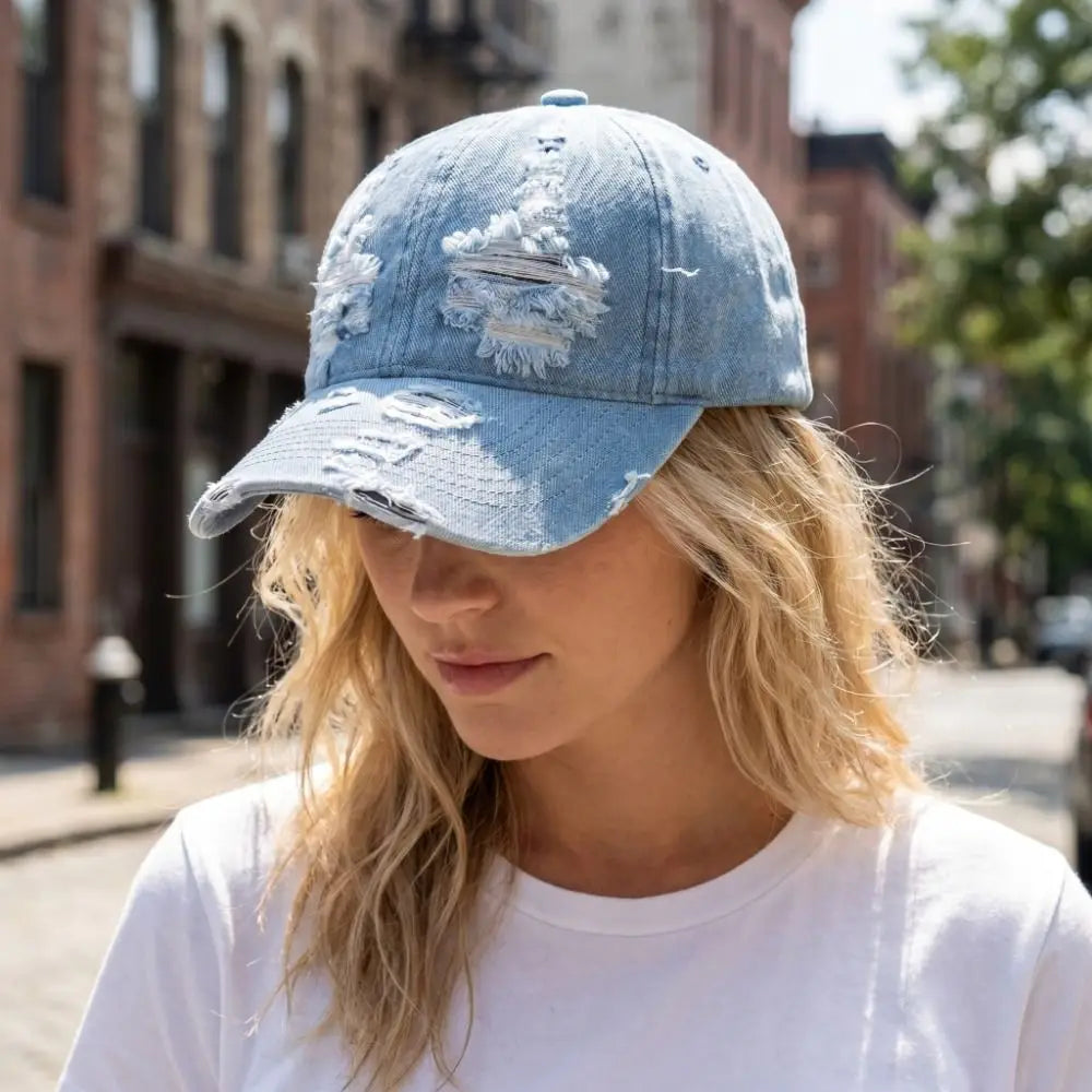Versatile Creative Denim Baseball Cap Hip Hop