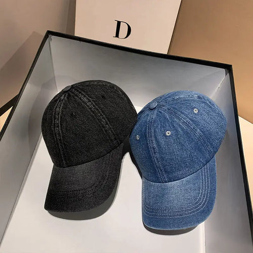 Baseball Cap Women Men Unisex Denim Washed Soft Top