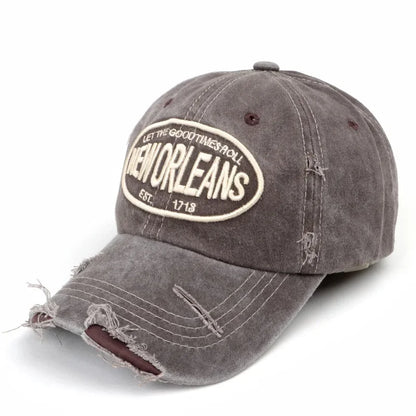 Unisex Washed Cotton Baseball Cap