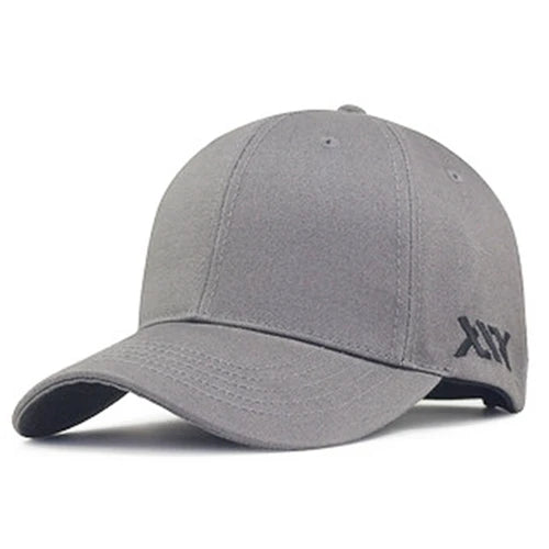 Oversize Baseball Caps Lady Hard Cotton Sun Cap Dad Casual Curved Peak Sport Hat Big Bone Men