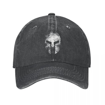 Spartan Sparta Warrior Baseball Cap Retro Distressed for Men Women