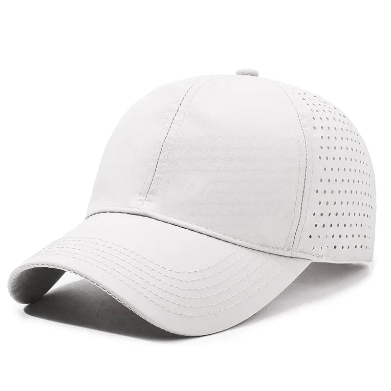 Cycling Baseball Cap Mesh Breathable Sun Hat Quick Dry Lightweight Fishing UV Protection Outdoor Summer Casual Cap