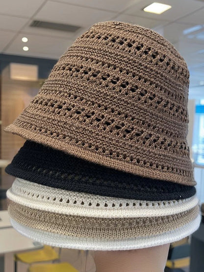 Raffia Paper Tassel Edge Beach Hats UV Protect Foldable Sun Visor