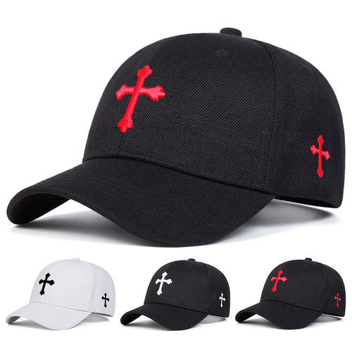 Unisex Alien Cross Embroidery Side Nyc New Work Baseball Caps Spring and Autumn