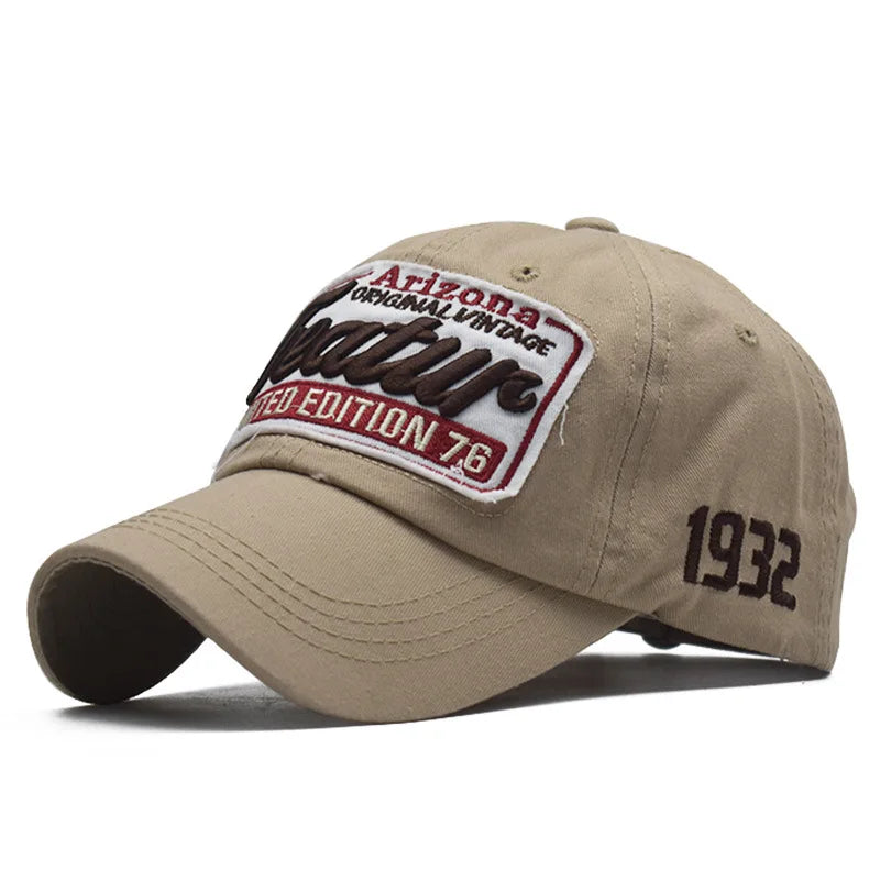 New Men Baseball Cap Letter Embroidery Summer Fashion Cotton Women