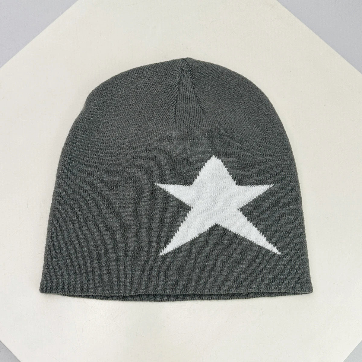 Warm Versatile Streetwear Fashion New Simple Star Hip Hop Beanies Niche Skate