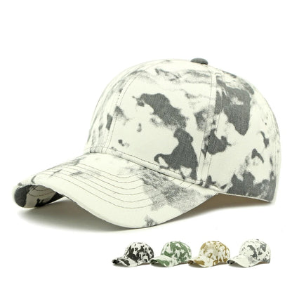 European American Tie Dye Cotton Baseball Cap