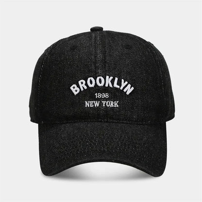 Four Seasons Denim Letter Casquette Baseball Cap
