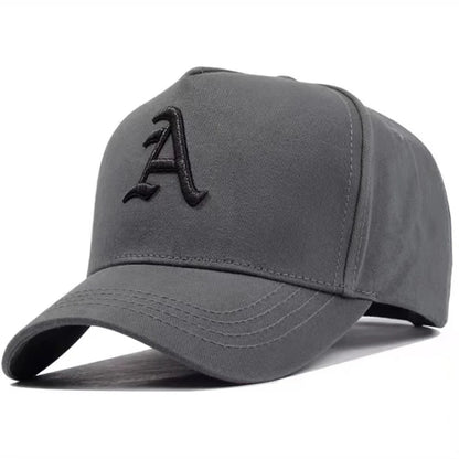 Unisex A Letter Embroidery Baseball Caps Spring and Autumn Outdoor Adjustable Casual Hats Sunscreen Hat