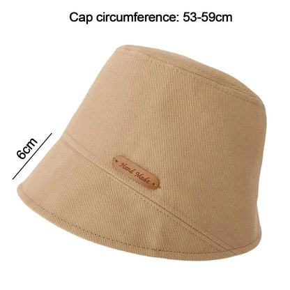 Anti-UV Foldable Bucket Hat Cotton Fisherman's Hat