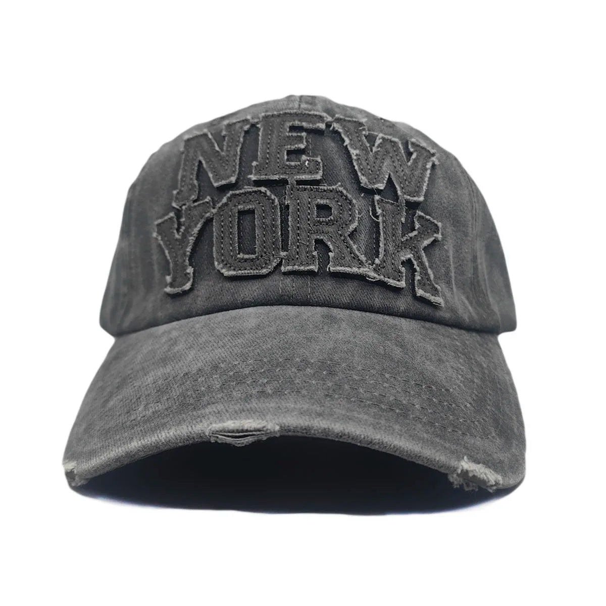 New York Washed Cotton Cap For Adult Men Women Summer Baseball Caps