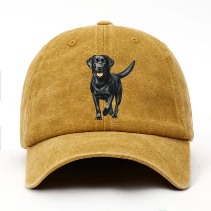 Black Labrador Print Baseball Cap is The Perfect Birthday Gift for Pet Enthusiasts for Both Men and Women