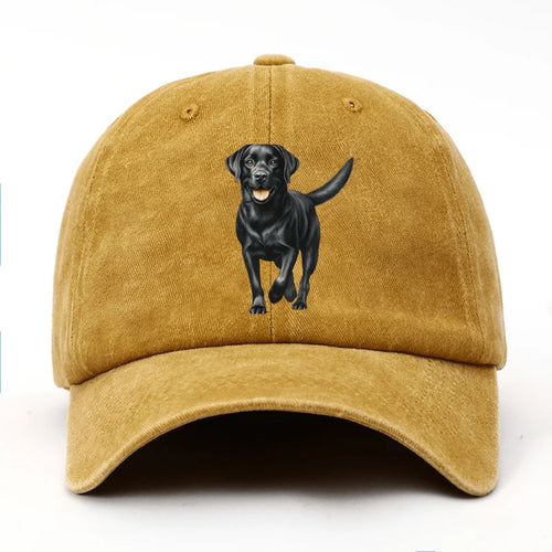 Black Labrador Print Baseball Cap is The Perfect Birthday Gift for Pet Enthusiasts for Both Men and Women