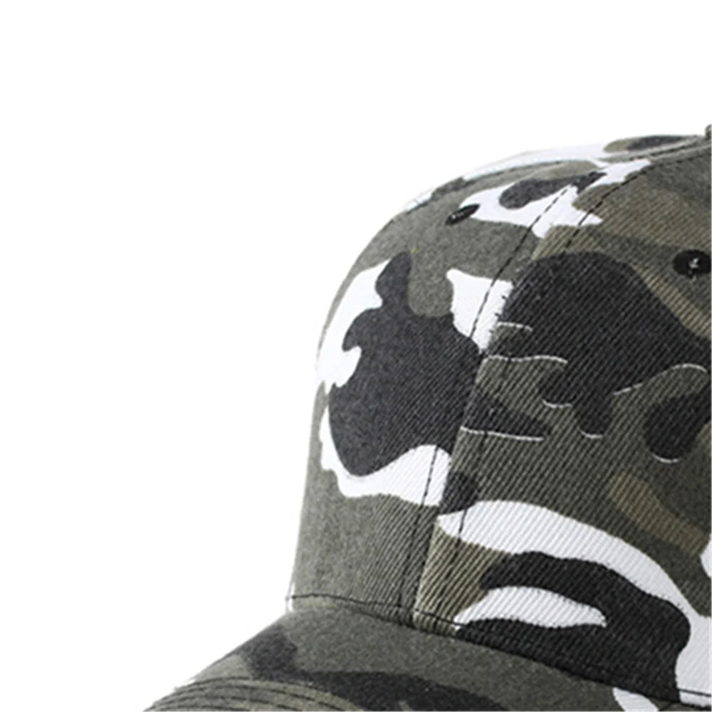 Men Women Camouflage Baseball Cap Outdoor Sun Protection Duckbill Cap For Sports