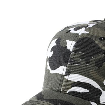 Men Women Camouflage Baseball Cap Outdoor Sun Protection Duckbill Cap For Sports