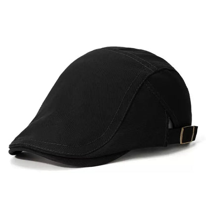 Men Light Board Solid Color Newsboy Caps British Painters Hats