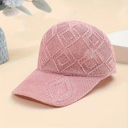Women Baseball Cap Summer Breathable Mesh Sun Hat