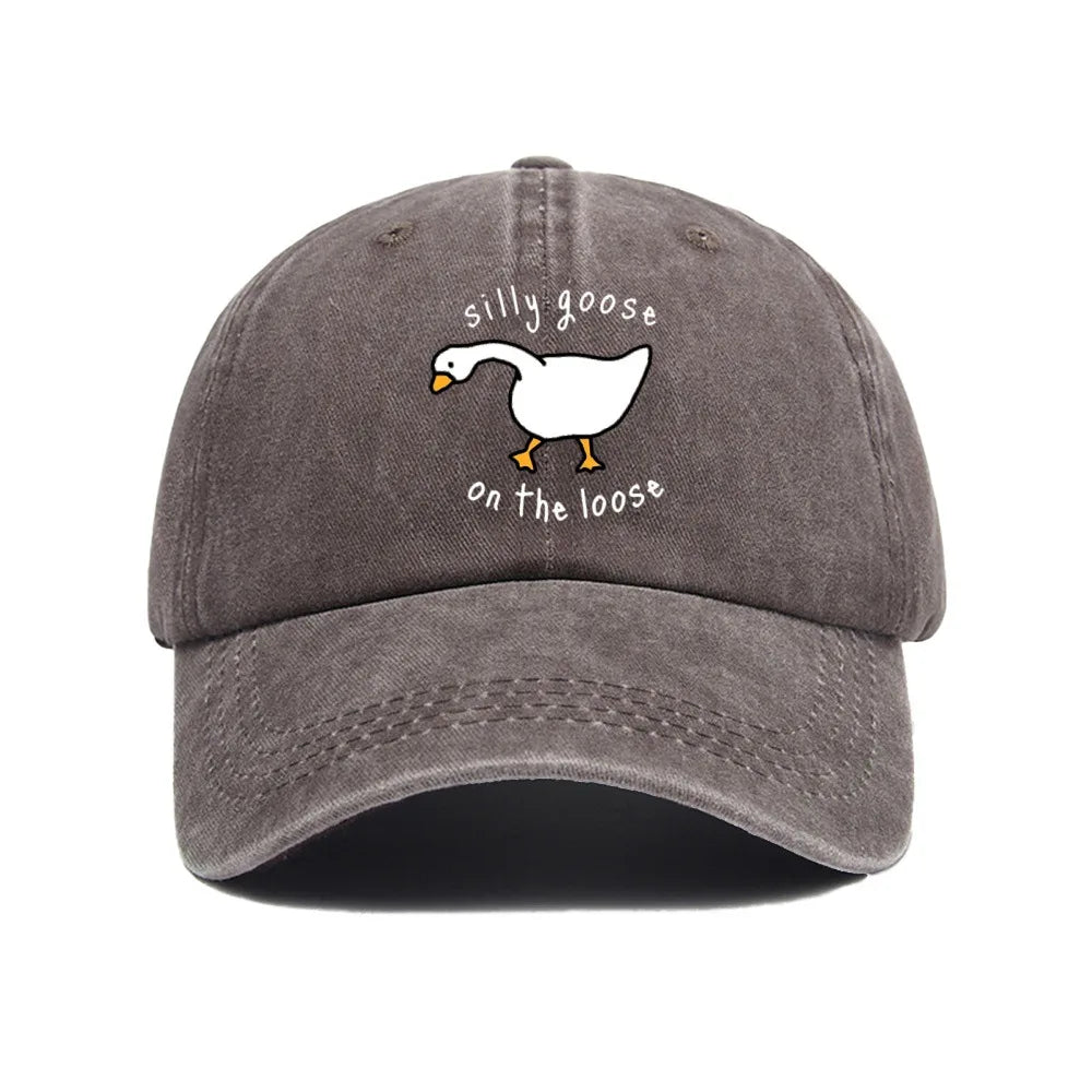Big Goose Printed Baseball Hat for Men and Women