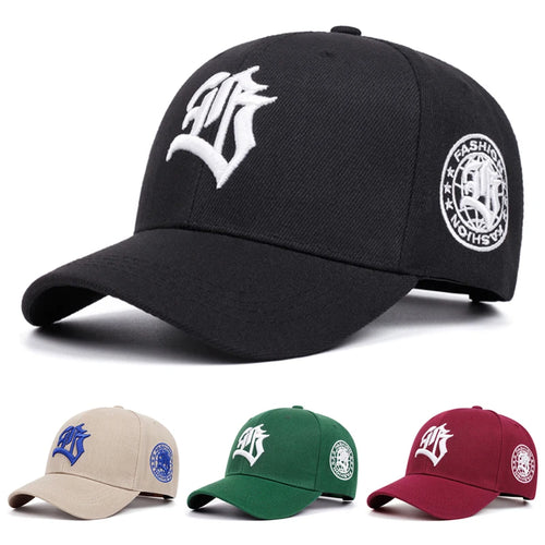 2026 New Creative Skateboard Hat Gothic Letter Embroidered Hip-Hop Hat