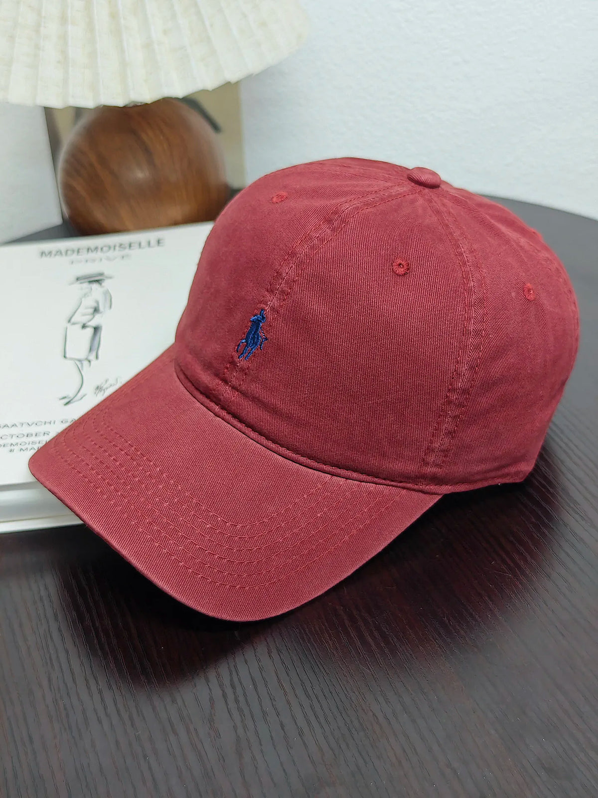 New Trendy Pony Embroidered Baseball Cap Showing Face Small Leisure Sports Cap