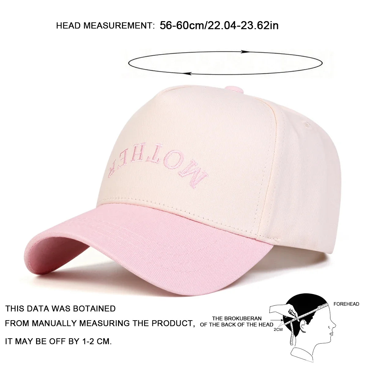 Unisex Mother Letter Embroidery Baseball Caps