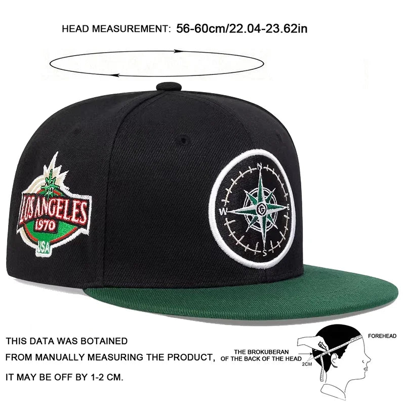 Unisex Los Angeles Embroidery Hip-hop Hats Spring Autumn