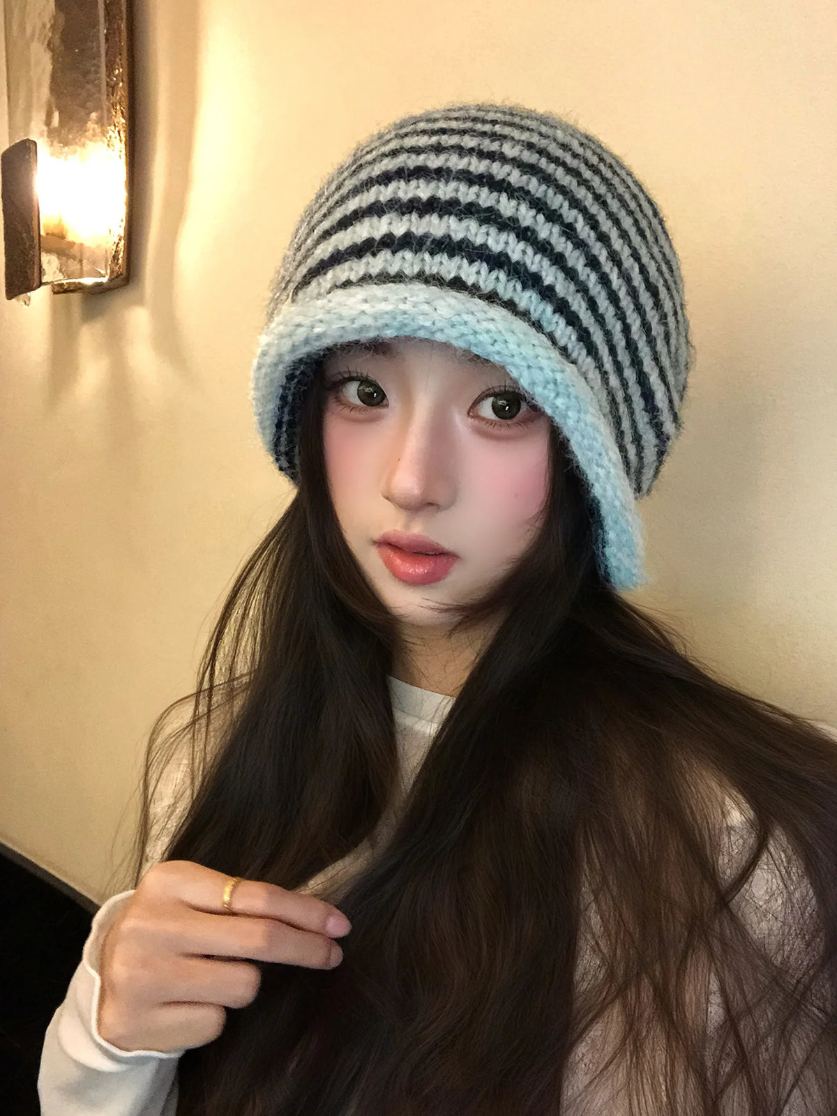 Winter Warm Large Circumference All-Match Ear Protection Woolen Hat