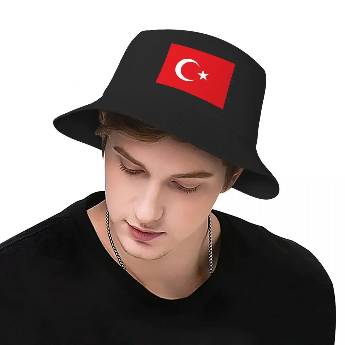 Custom Flag Of Turkey Bucket Hat for Women Men