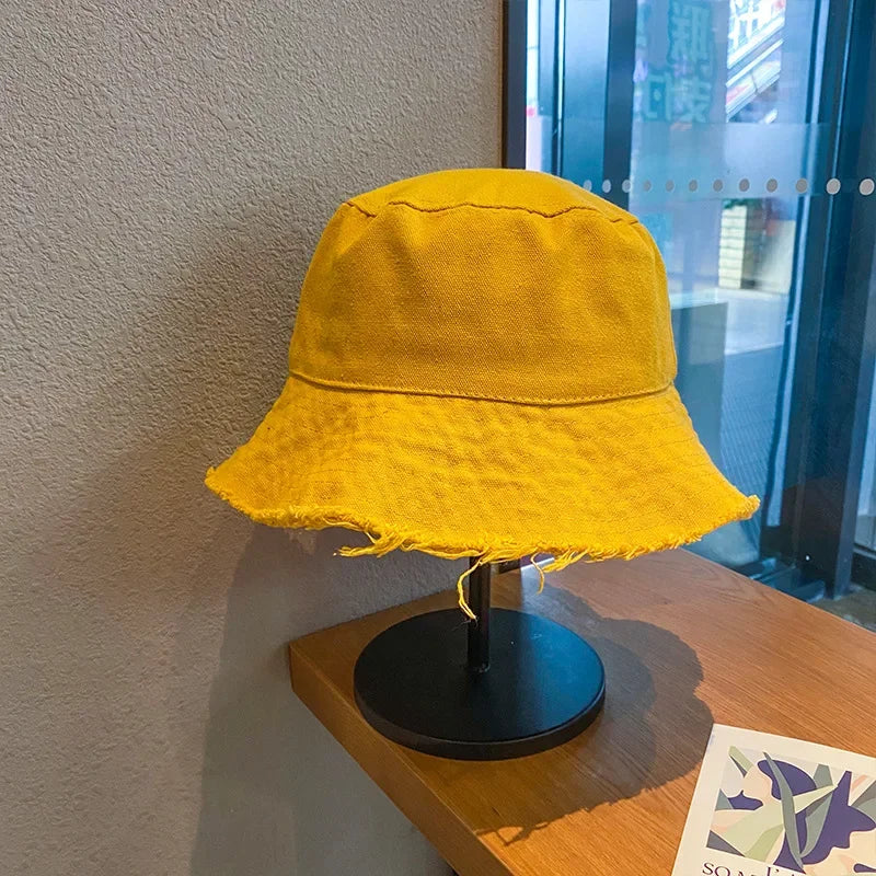New Custom Logo Ladies Hip Hop Bucket Hats