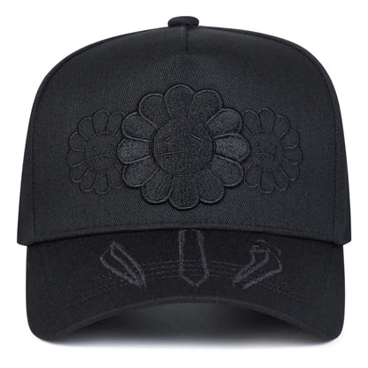 Unisex Sunflower Embroidery Baseball Caps Spring Autumn Outdoor Sports Cap