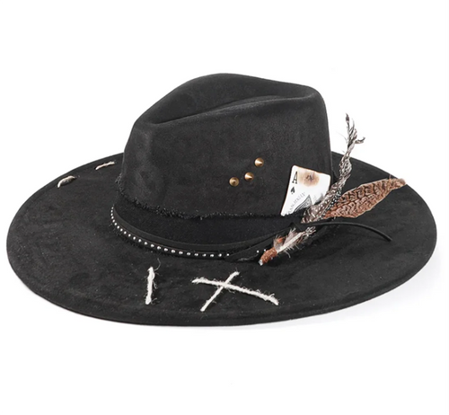 Handmade Fedora Hat Suede Men's And Women's Hat