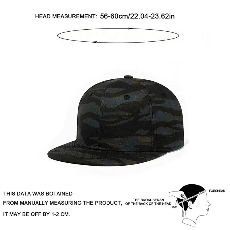 Unisex Dancer Camouflage Hip-Hop Hats