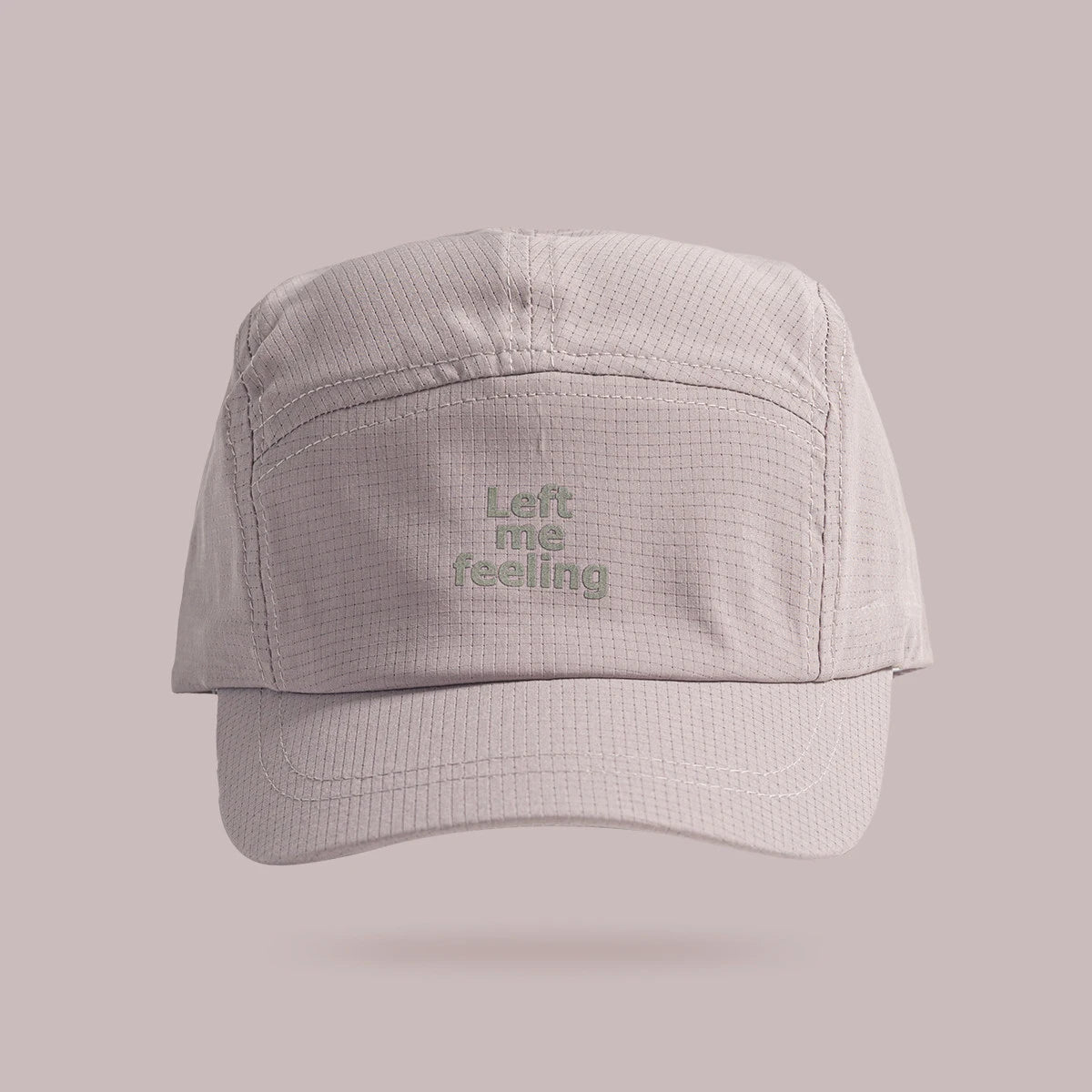 Small-Checkered Printed Quick-Drying Baseball Cap