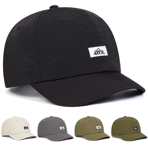 Unisex 0YX Letter Label Quick Drying Baseball Caps